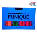 COLOR FLUORESCENT BODY GLUE SET  