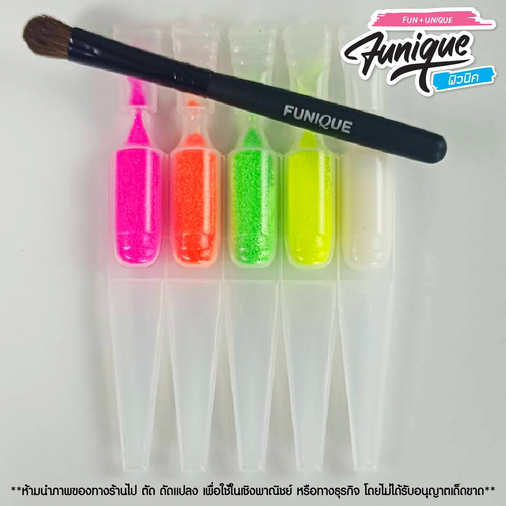 MINI SET FLUORESCENCE  GLITTER